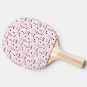 Raquette De Ping Pong Juste Noté rose (Côté)