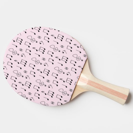 Raquette De Ping Pong Juste Noté Rose (Côté)