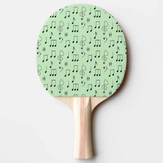 Raquette De Ping Pong Juste noté vert (Dos)