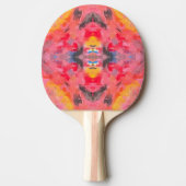 Raquette De Ping Pong Kaleidoscope rose Abstrait (Devant)