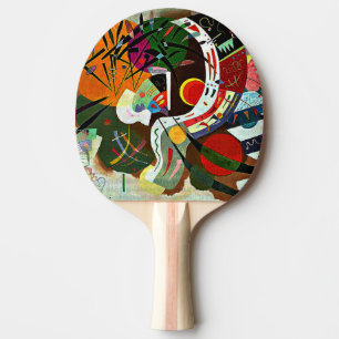 Raquette De Ping Pong Kandinsky - Courbe Dominante, art abstrait