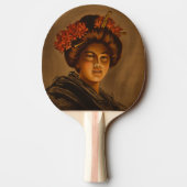Raquette De Ping Pong Karama : Actrice japonaise Romance Geisha (Dos)