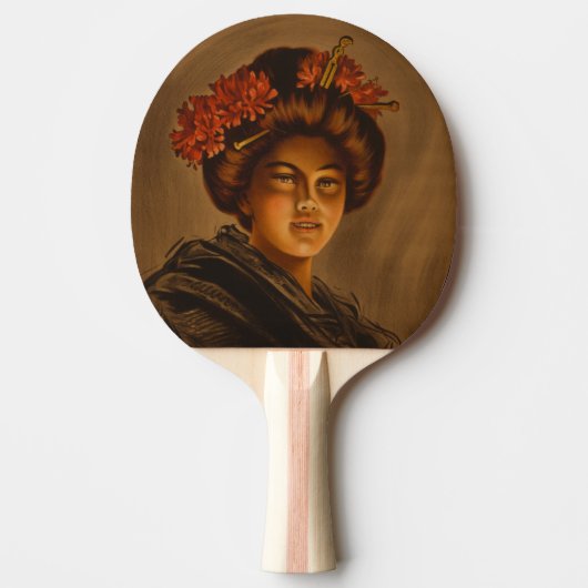 Raquette De Ping Pong Karama : Actrice japonaise Romance Geisha (Devant)