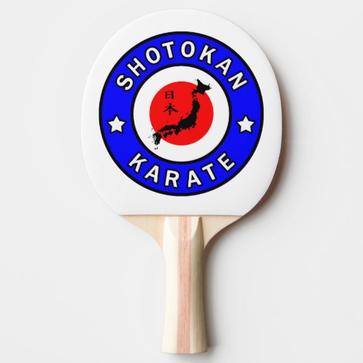 Raquette De Ping Pong Karaté de Shotokan (Devant)