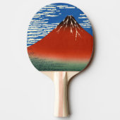 Raquette De Ping Pong Katsushika Hokusai - Vent Fin, Matin Clair (Dos)