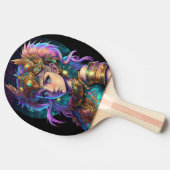 Raquette De Ping Pong Kawaii fille guerrière spatiale (Côté)