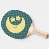Raquette De Ping Pong Kawaii Moon et Stars Ping Pong Paddle (Côté)