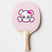 Raquette De Ping Pong Kawaii Ping Pong Pull Pink Ribbon (Devant)