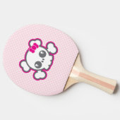 Raquette De Ping Pong Kawaii Ping Pong Pull Pink Ribbon (Côté)