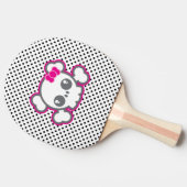 Raquette De Ping Pong Kawaii Ping Pong Pull Pink Ribbon (Côté)