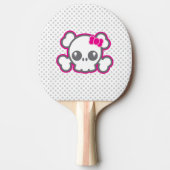 Raquette De Ping Pong Kawaii Ping Pong Pull Pink Ribbon (Devant)