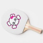 Raquette De Ping Pong Kawaii Ping Pong Pull Pink Ribbon (Côté)
