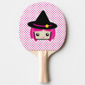 Raquette De Ping Pong Kawaii Pink Haired Ping Pong Paddle (Devant)