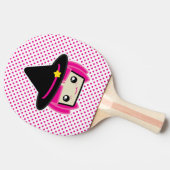 Raquette De Ping Pong Kawaii Pink Haired Ping Pong Paddle (Côté)