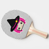 Raquette De Ping Pong Kawaii Pink Haired Ping Pong Paddle (Côté)