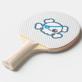 Raquette De Ping Pong Kawaii Pirate Skull Ping Pong Paddle (Devant Angle)