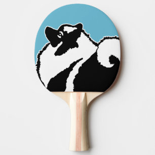 Raquette De Ping Pong Keeshond Graphics - Cute Original Chig Art