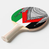 Raquette De Ping Pong Keffiyeh Écharpe palestinienne tissu traditionnel (Devant Angle)