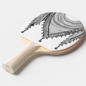 Raquette De Ping Pong Keffiyeh Écharpe palestinienne tissu traditionnel (Devant Angle)