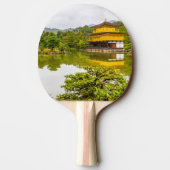 Raquette De Ping Pong Kinkaku-ji Ou Golden Pavilion Et Étang, Kyoto Ping (Dos)