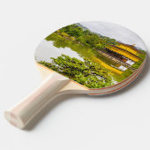 Raquette De Ping Pong Kinkaku-ji Ou Golden Pavilion Et Étang, Kyoto Ping (Devant Angle)