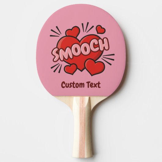 Raquette De Ping Pong Kissing Comic Sound Effect (Devant)