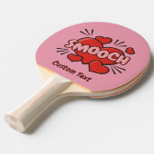 Raquette De Ping Pong Kissing Comic Sound Effect (Devant Angle)