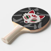 Raquette De Ping Pong KITSUNE Fox Mask - Street Art (Devant Angle)