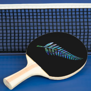 RAQUETTE DE PING PONG KIWI NOUVELLE-ZÉLANDE FOUGÈRE PAUA