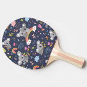 Raquette De Ping Pong Koala Rainbow Love Motif (Côté)