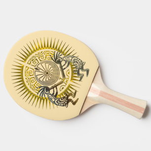 Raquette De Ping Pong Kokopelli Duo - Homme Dans Le Maze - Soleil 1