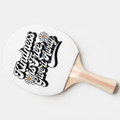 Raquette De Ping Pong "La gentillesse est libre, laisse tomber" (Côté)