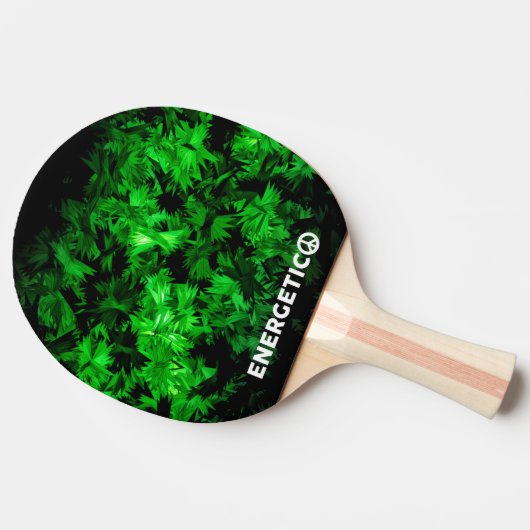 Raquette De Ping Pong La lumière dans le Motif sombre (Côté)