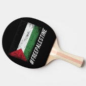 Raquette De Ping Pong La Palestine libre avec la Palestine (Côté)