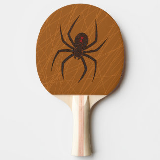 Raquette De Ping Pong La palette de ping-pong de la toile de l'araignée