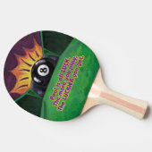 Raquette De Ping Pong La piscine est la chance (Côté)