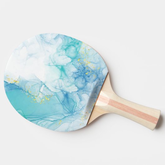 Raquette De Ping Pong La Poignée Parfaite : Pagaies De Ping Ergonomique (Côté)