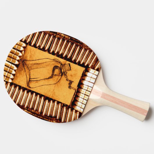 Raquette De Ping Pong La Sécheresse (Côté)