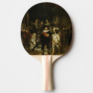 Raquette De Ping Pong La Veille nocturne de Rembrandt