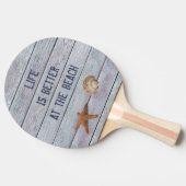 Raquette De Ping Pong La vie est meilleure (Côté)