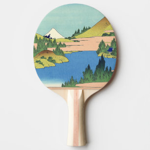 Raquette De Ping Pong Lac Hokusai Hakone dans la province de Sagami