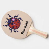 Raquette De Ping Pong Ladybug, le meilleur animateur de pixels (Côté)