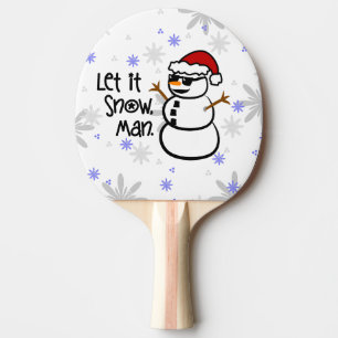 Raquette De Ping Pong Laissez lui neiger, équiper