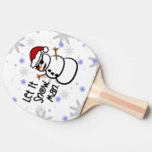 Raquette De Ping Pong Laissez lui neiger, équiper (Côté)