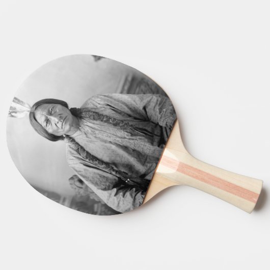 Raquette De Ping Pong Lakota Leader assis Bull Amérindien (Côté)