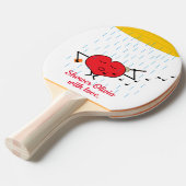 Raquette De Ping Pong L'Amour De La Douche : (Devant Angle)