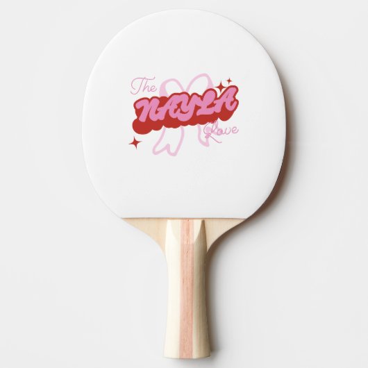 Raquette De Ping Pong L'amour de NAYLA (Devant)