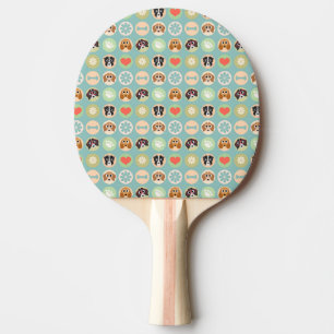 Raquette De Ping Pong L'amour du chien