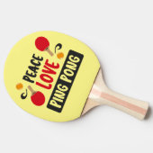 Raquette De Ping Pong L'amour pour la paix (Côté)