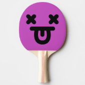 Raquette De Ping Pong Langue azurée Face Purple Ping Paddle (Devant)